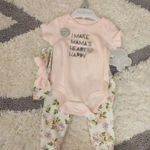 NWT outfit with matching headband